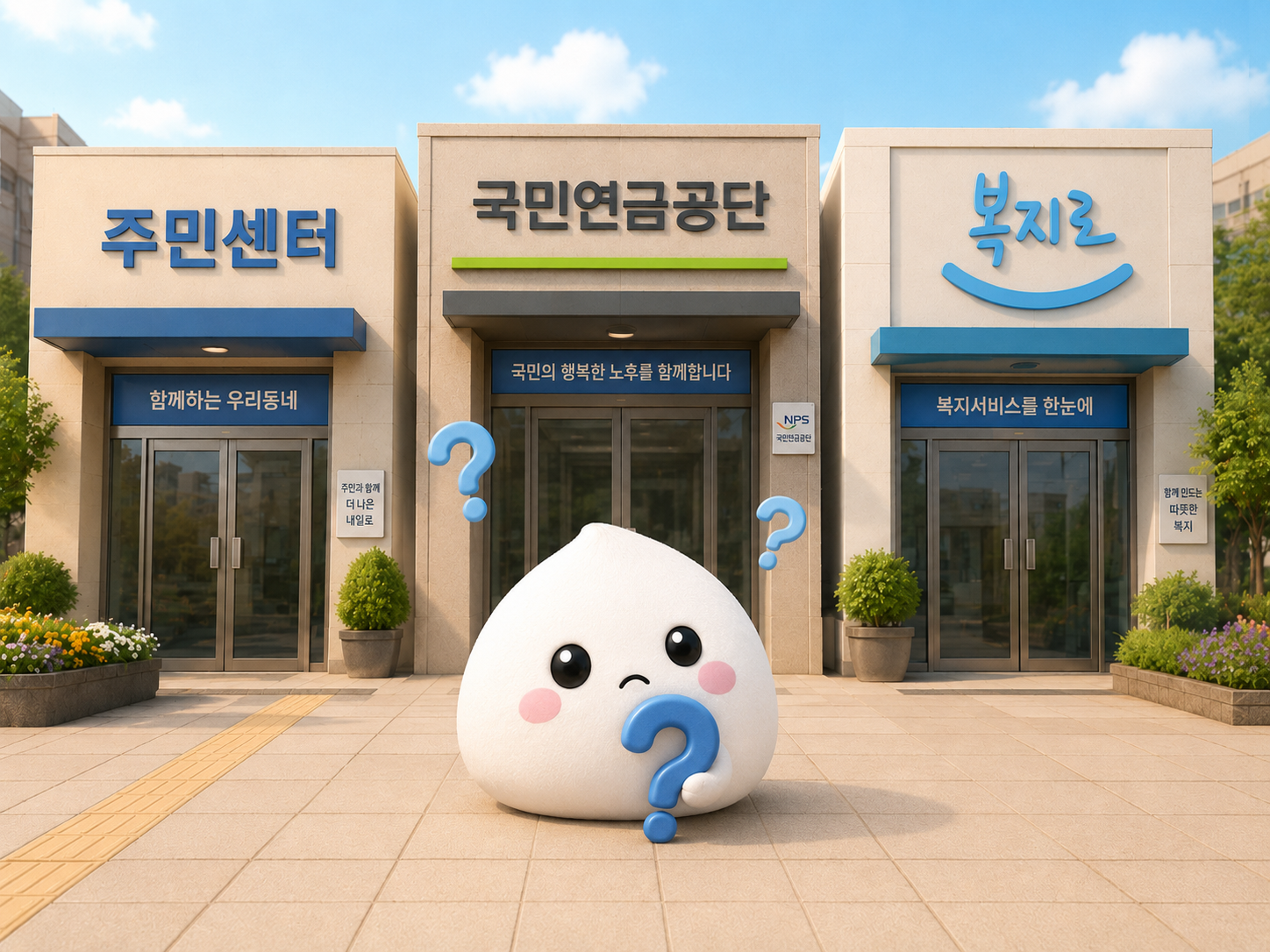 기초연금 신청 장소 주민센터 국민연금공단 복지로